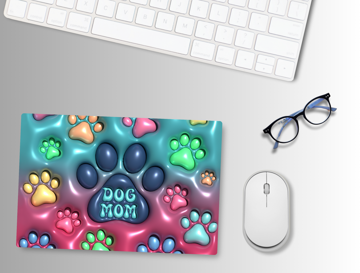 "Dog Mom" Mouse Pad