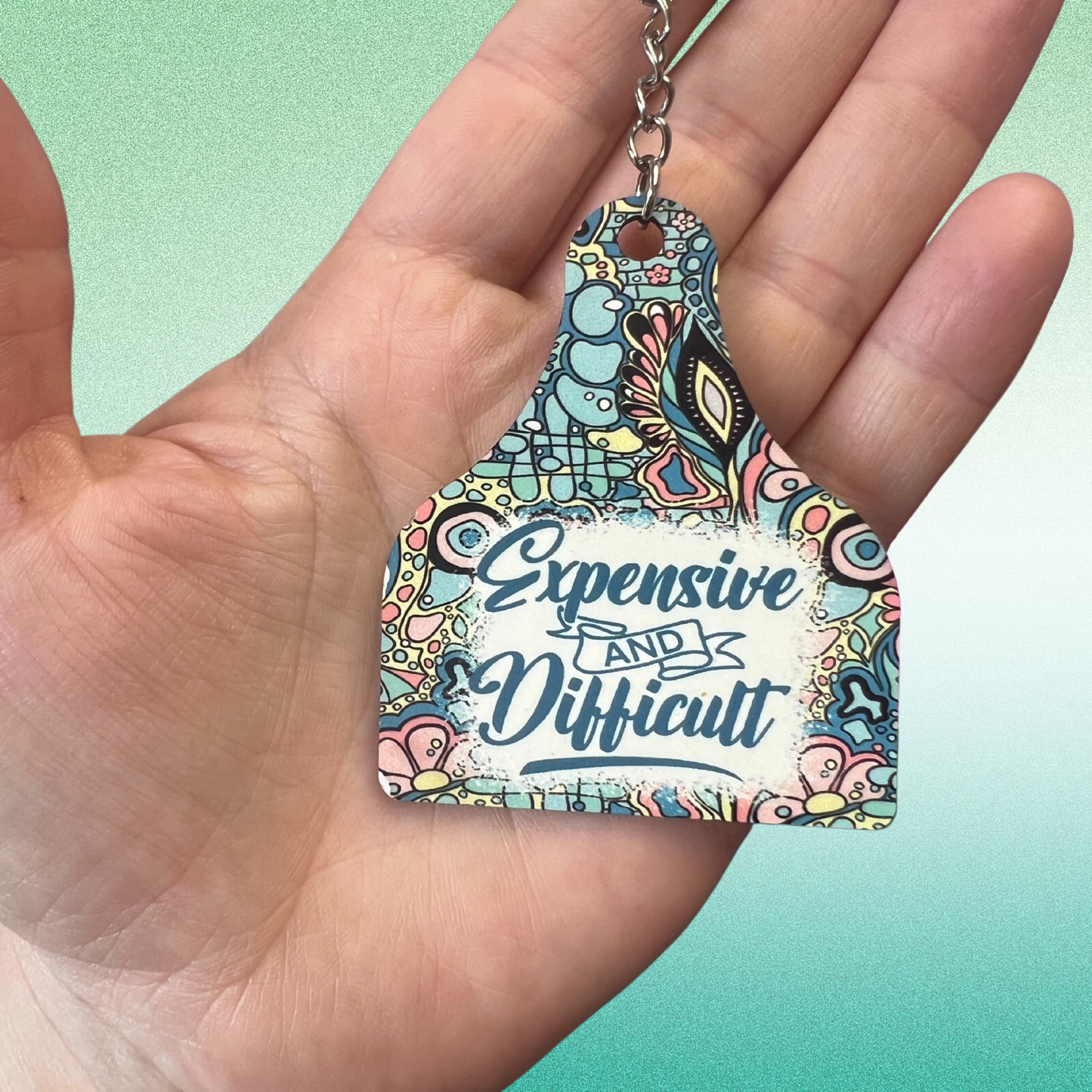 "Expensive And Difficult" Keychain