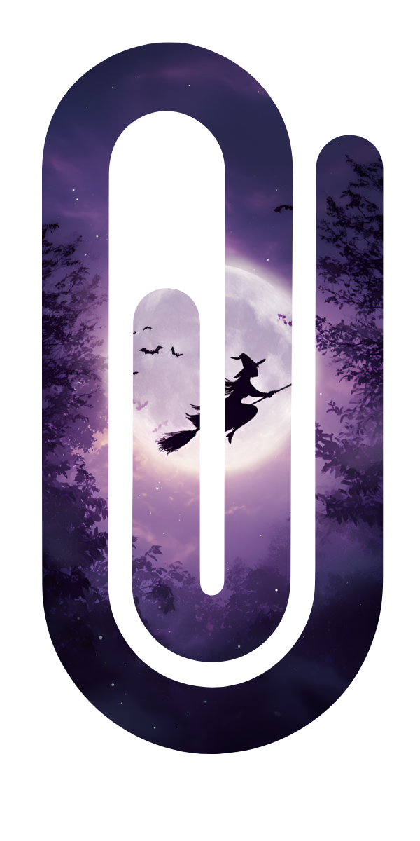 Halloween Witch Jumbo Paperclip
