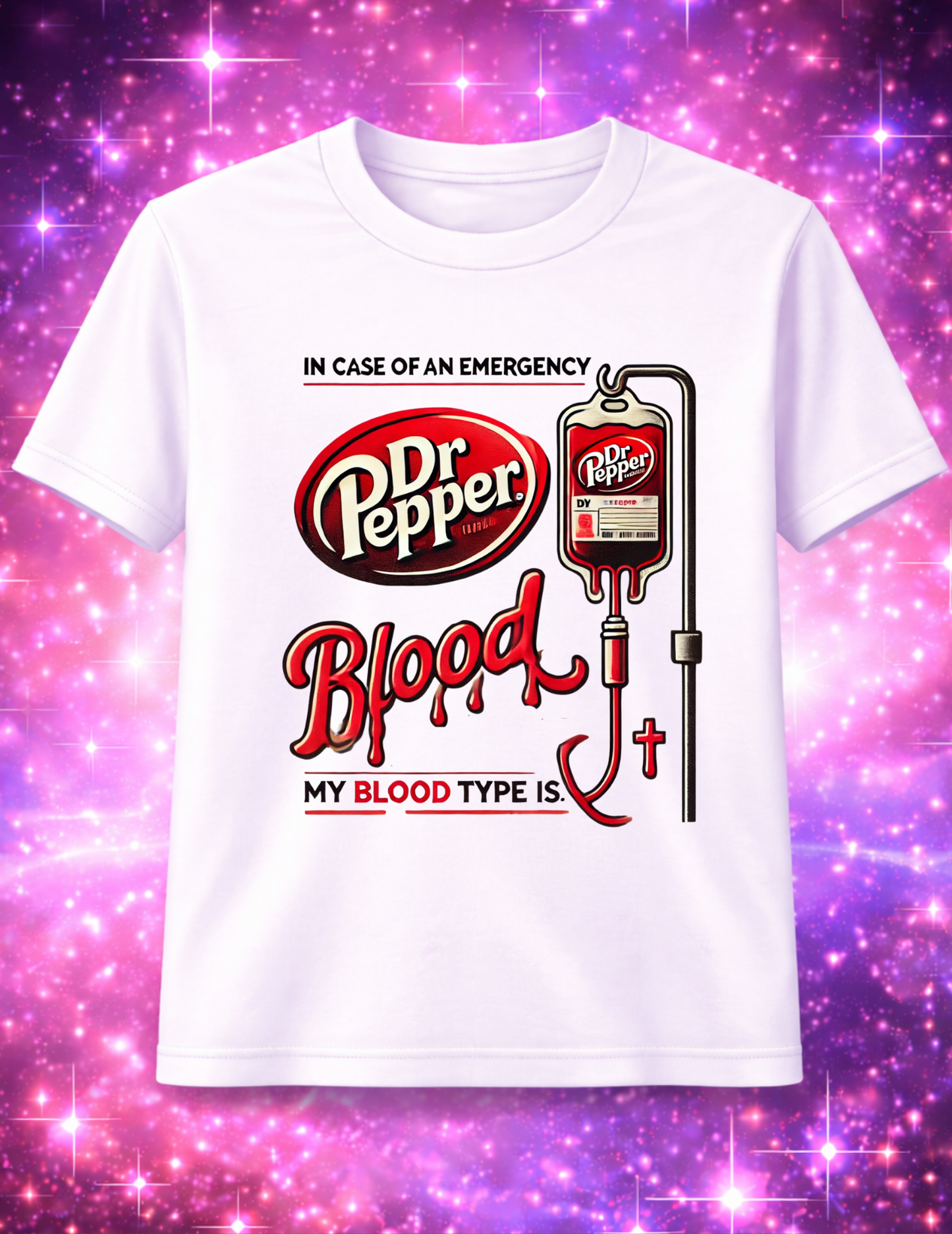 "In case of an Emergency, my Blood Type is" T-Shirt
