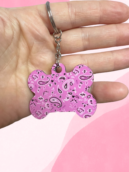 Paisley Keychain
