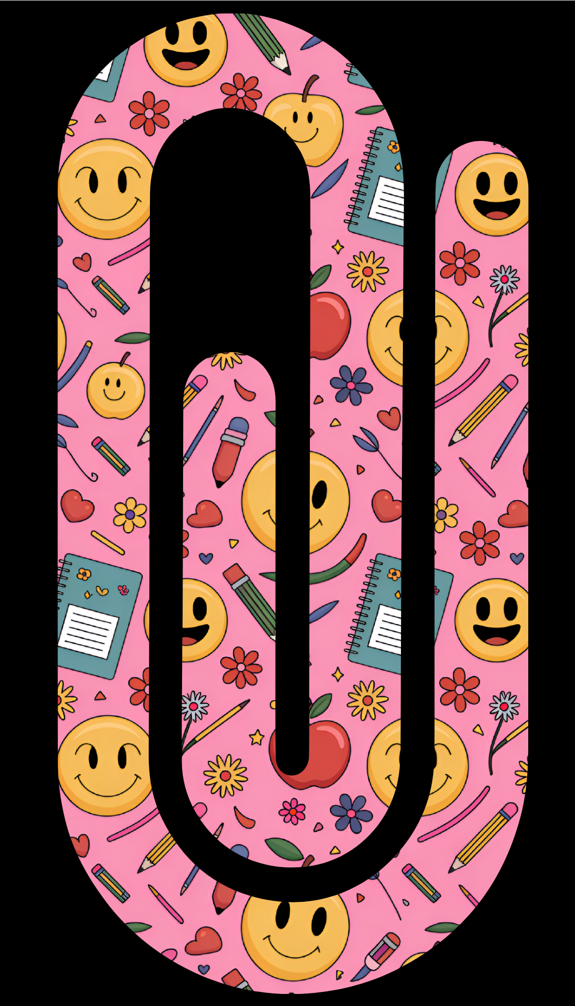 "Smiley face" Jumbo paperclip