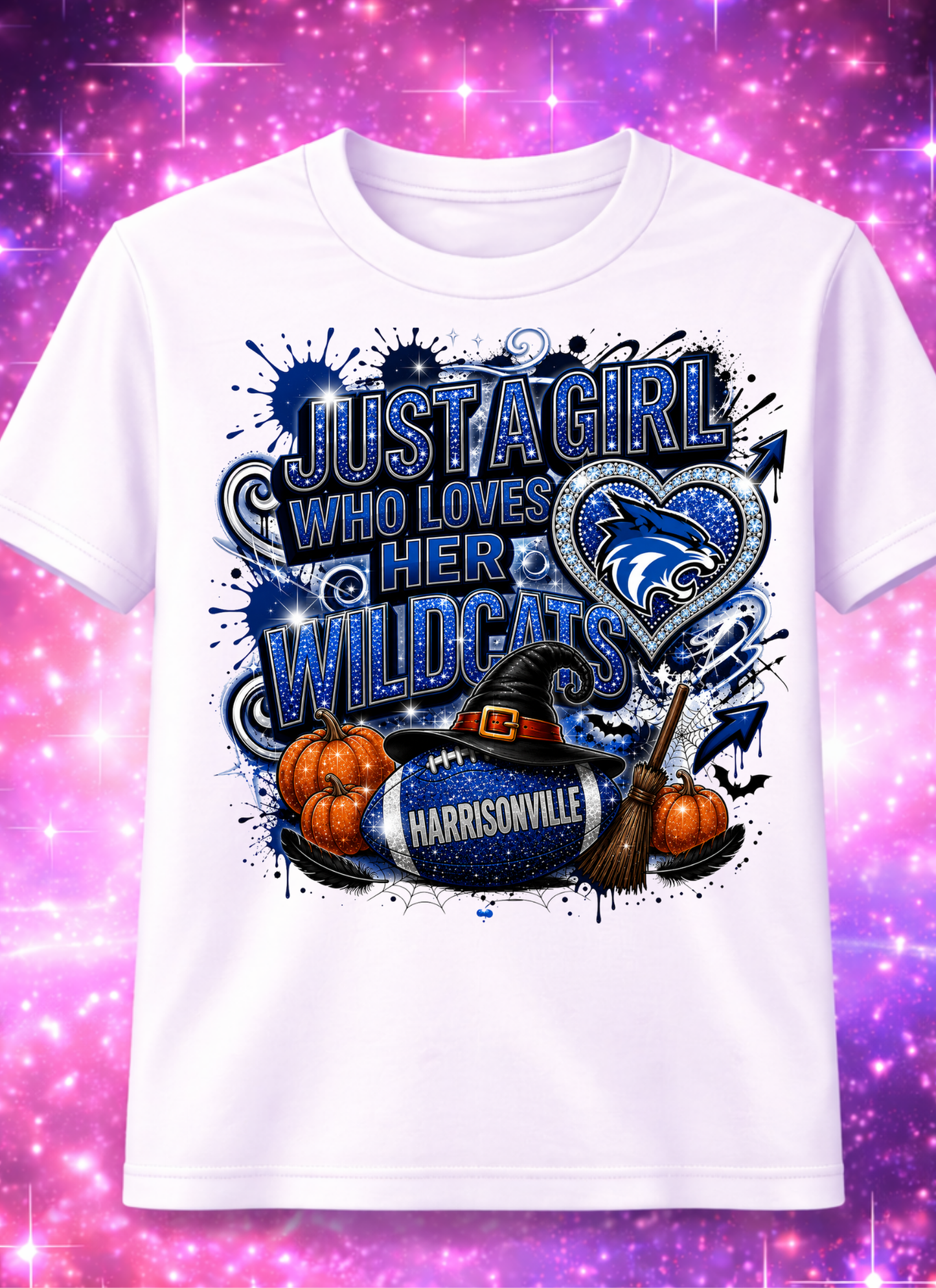 "Just a girl who loves her wildcats" T-Shirt