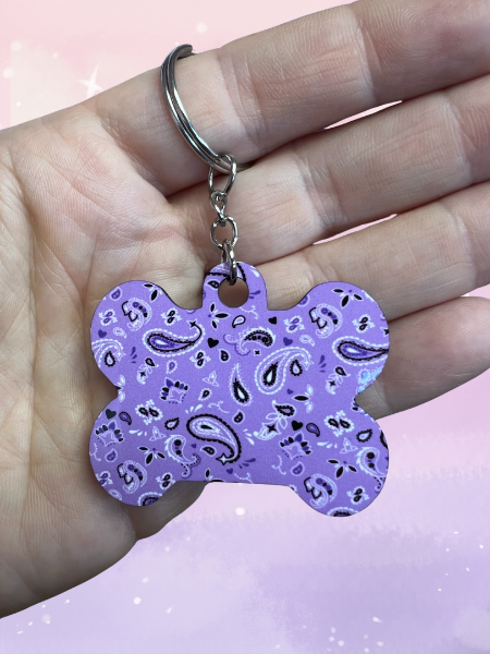 Paisley Keychain