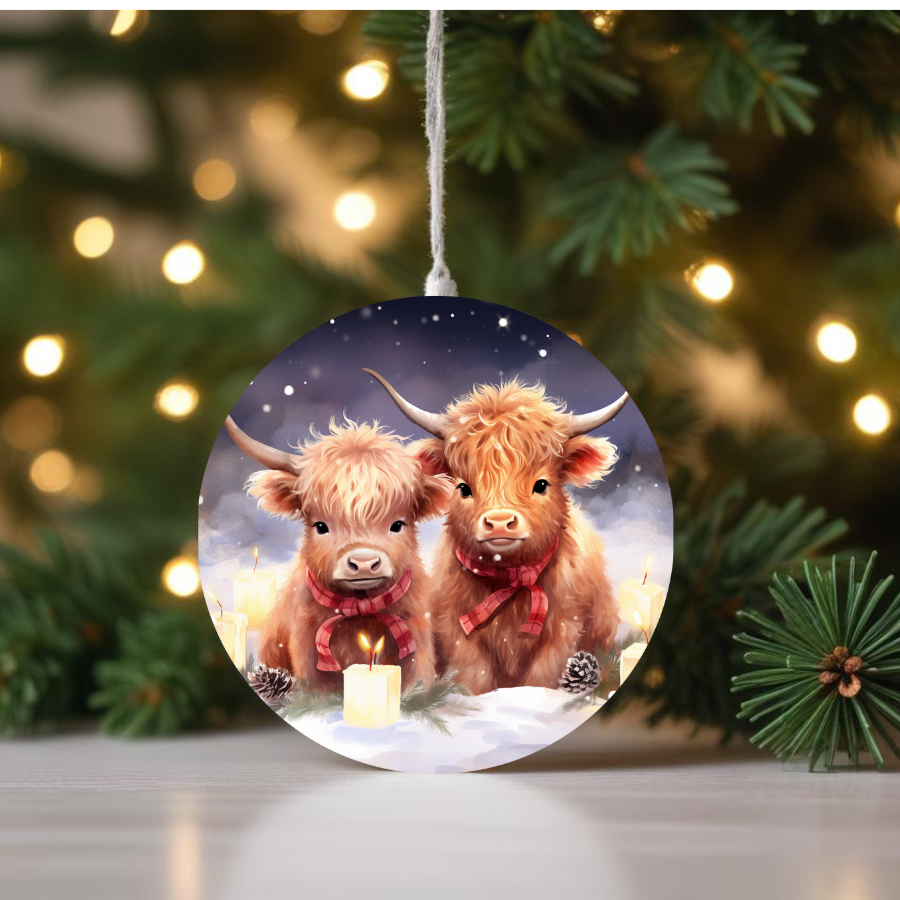 "Calf/cow" Ornament