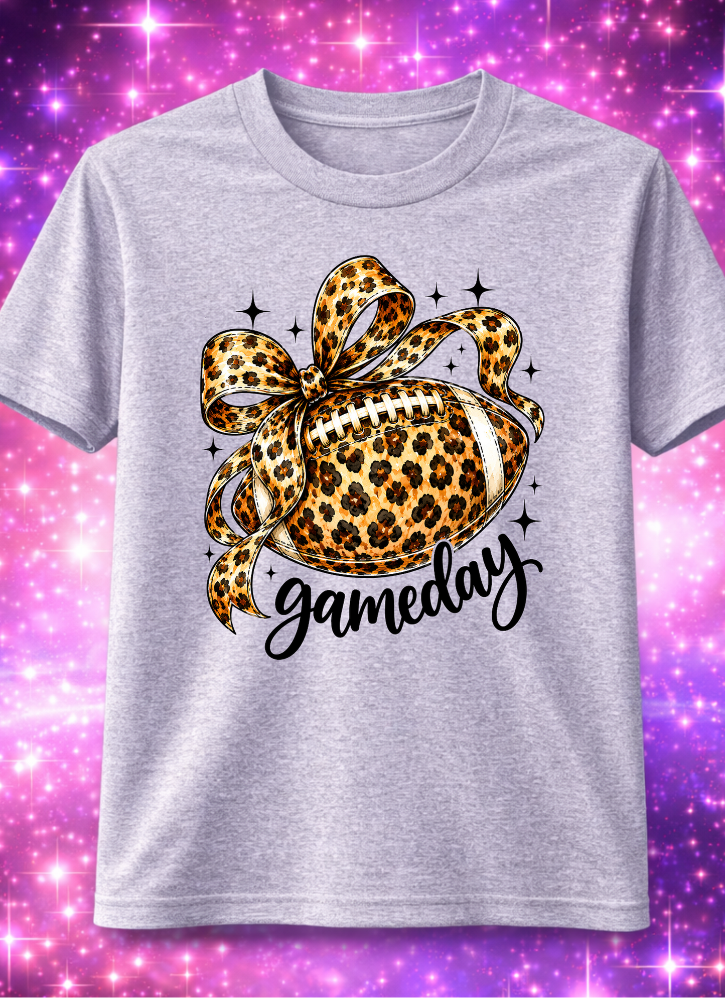 "Cheetah Print Game Day" T-Shirt
