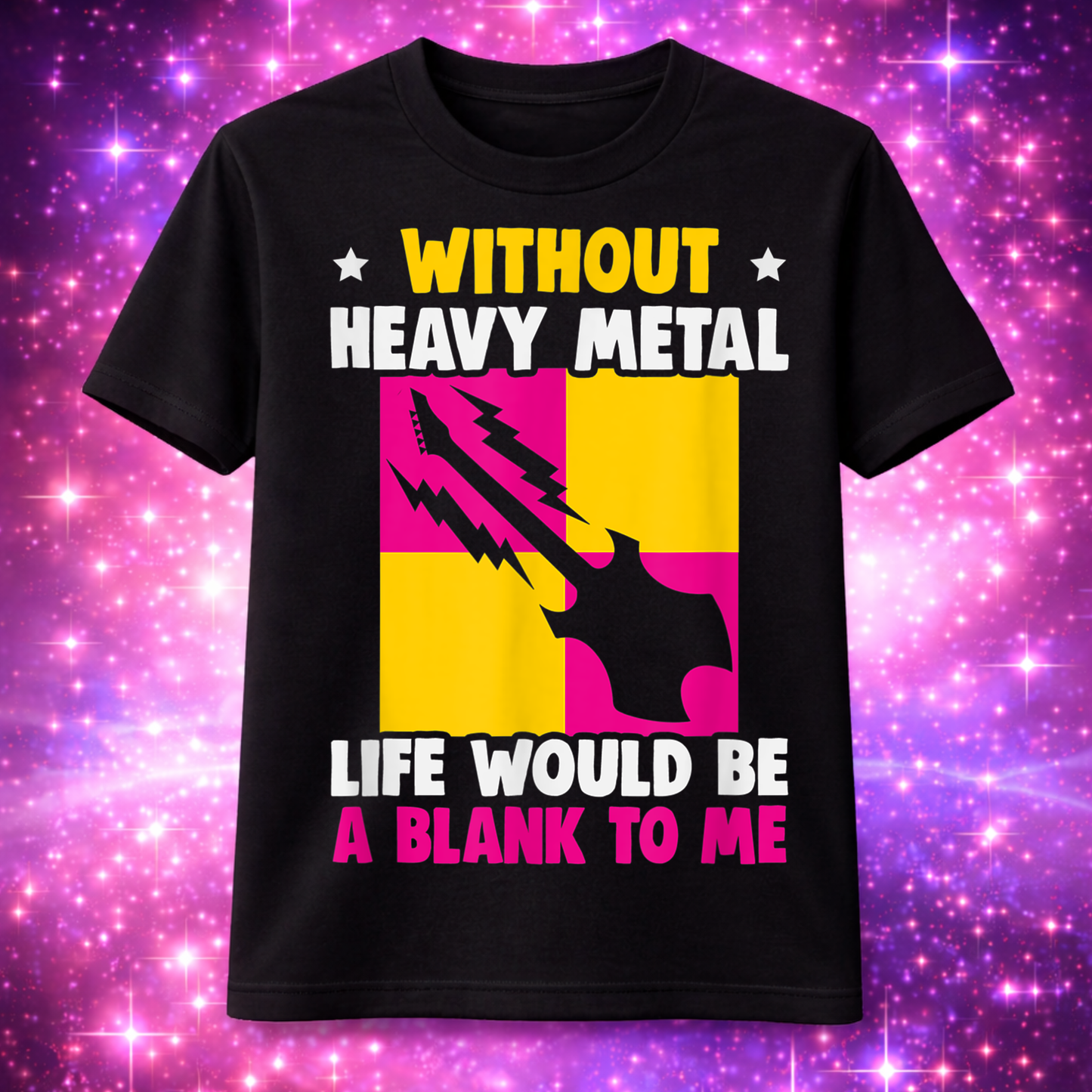 "Without heavy metal life would be a blank to me" T-Shirt