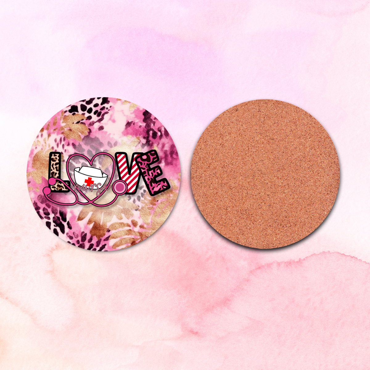 "Love/Nursing" Coaster