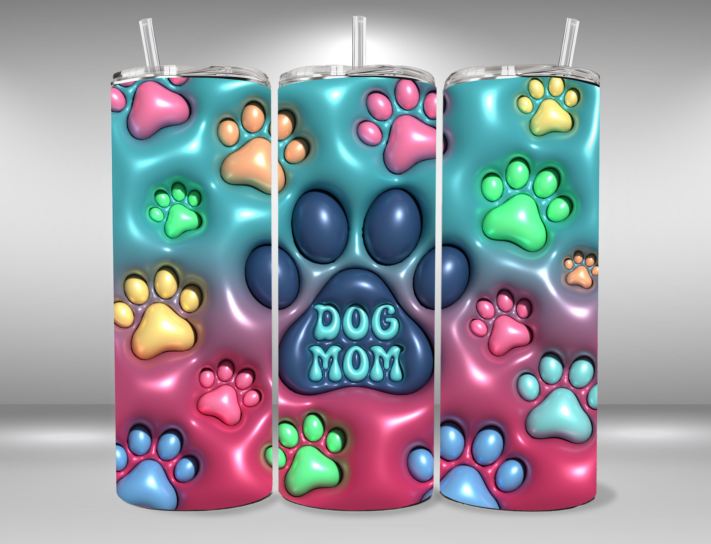 Dog Mom 20 oz Tumbler
