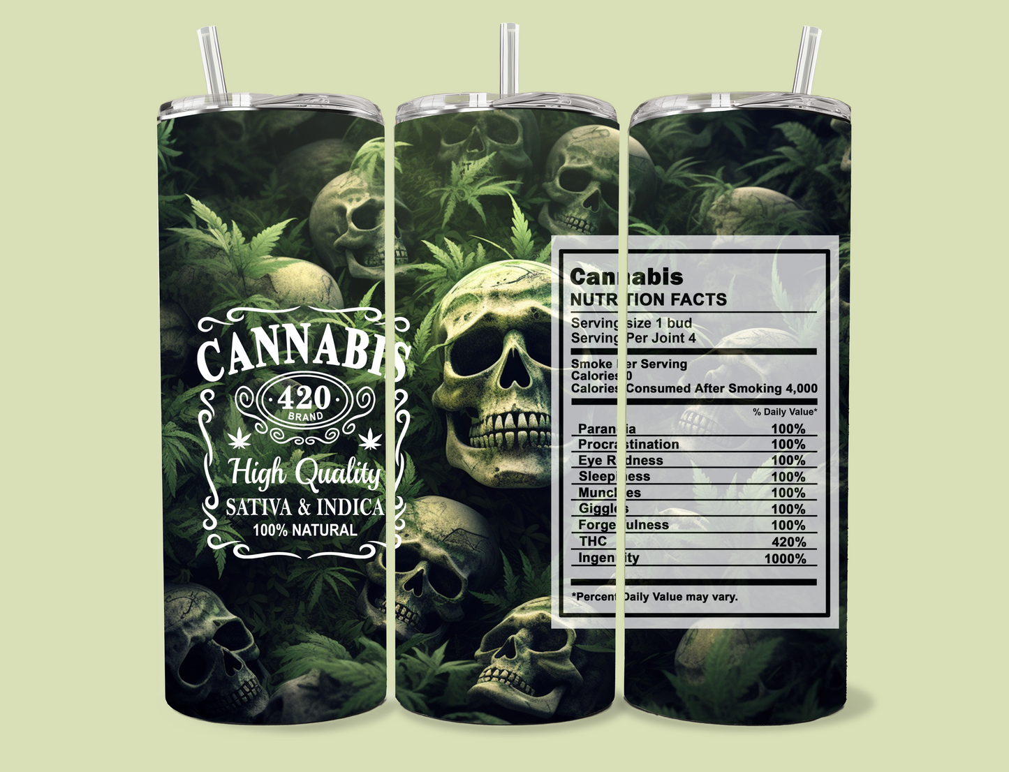 "CANNABIS" 20 oz Tumbler