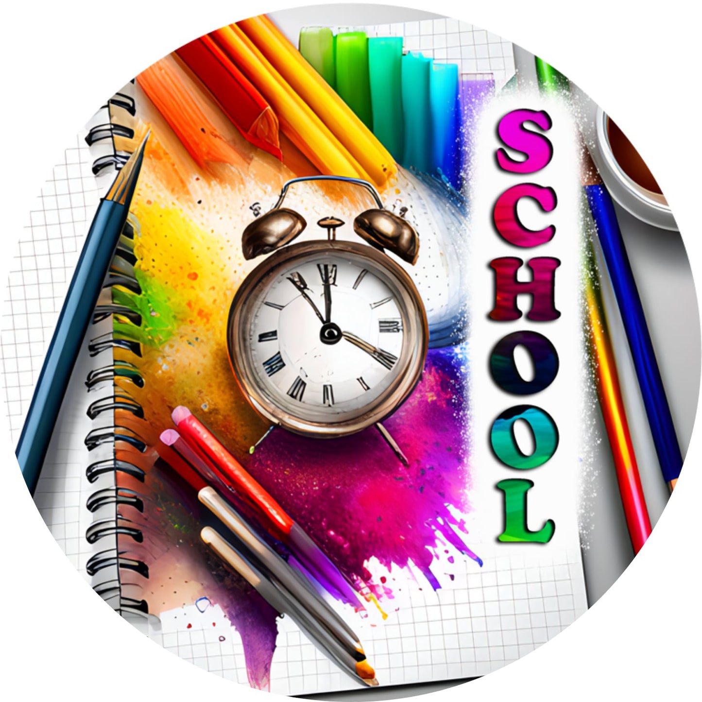 back to school coaster