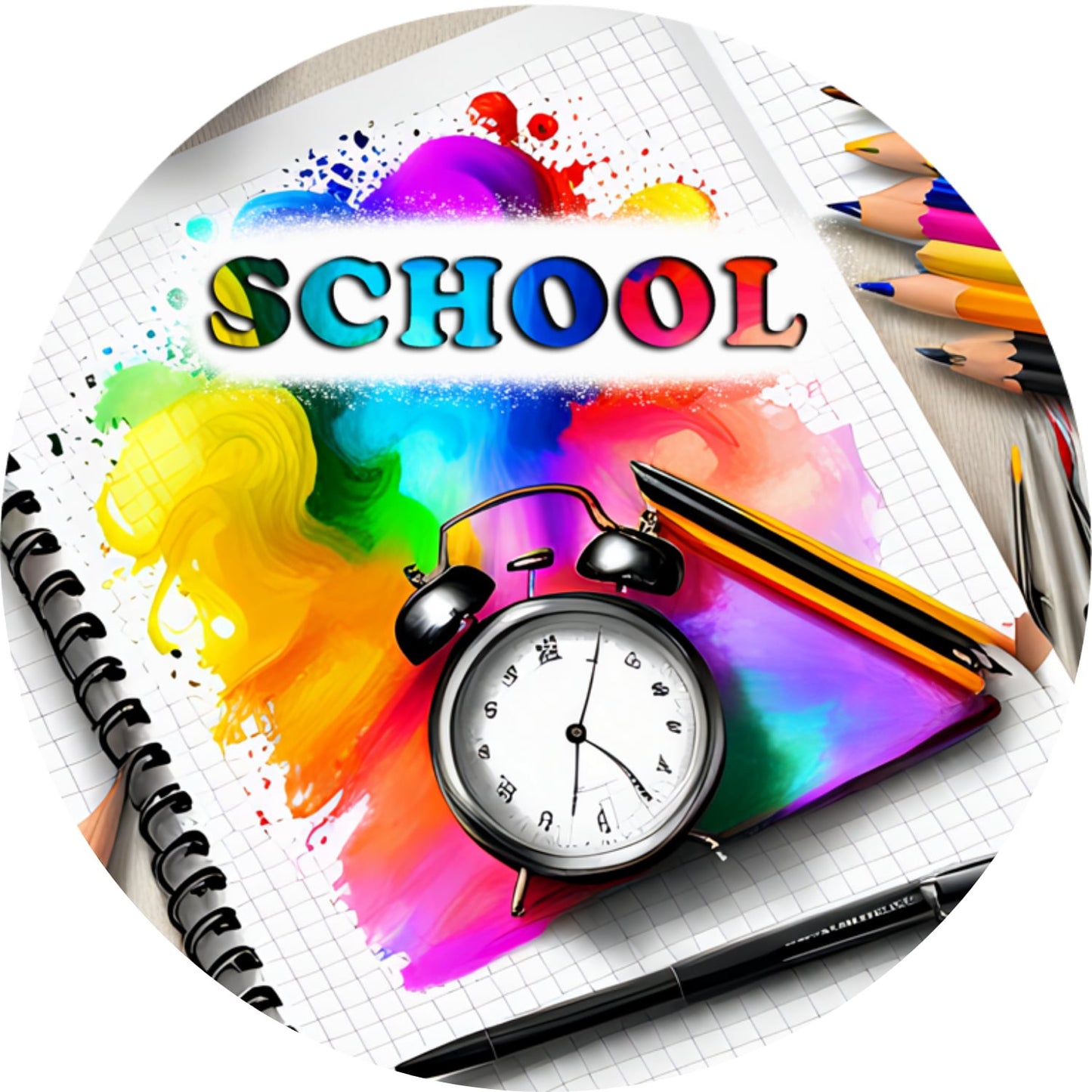 back to school coaster