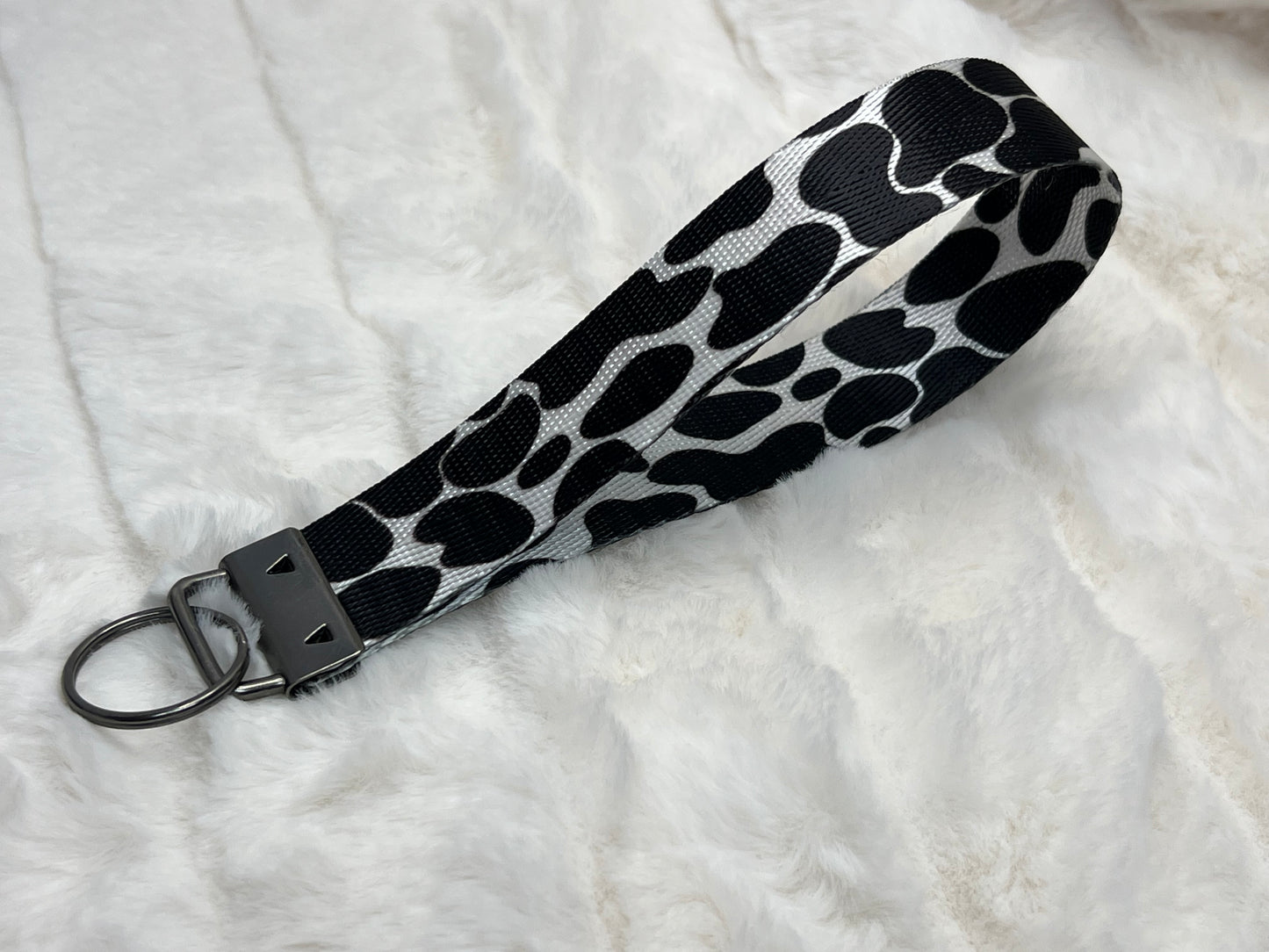 "Cow Print" Wristlet