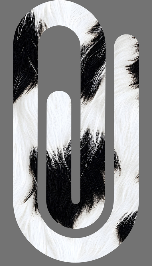 "Cow fur" Jumbo paperclip