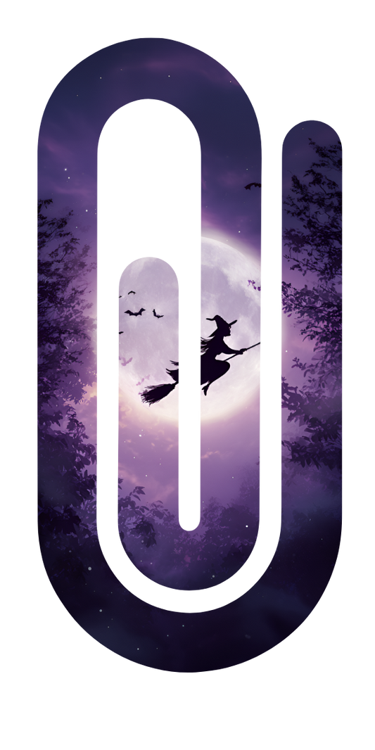 Halloween Witch Jumbo Paperclip