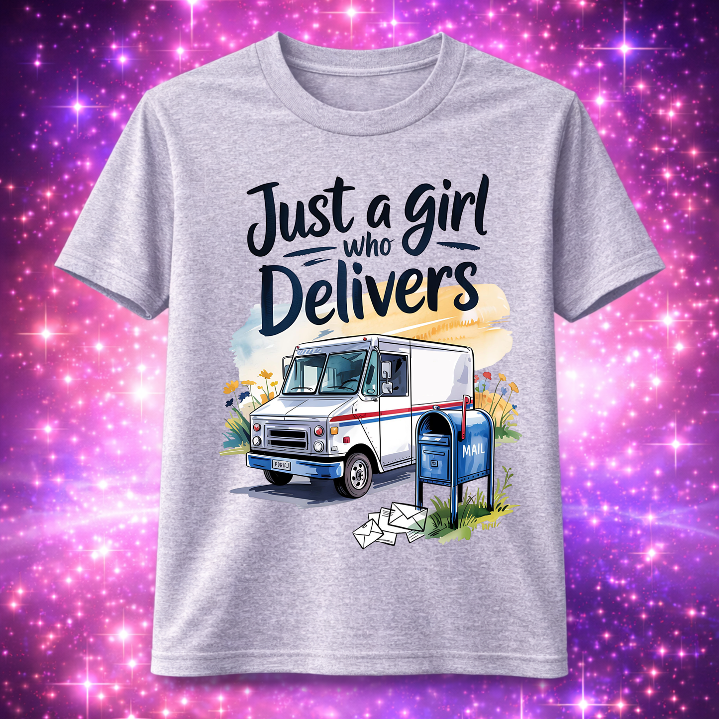 "Just a Girl who delivers" T-Shirt