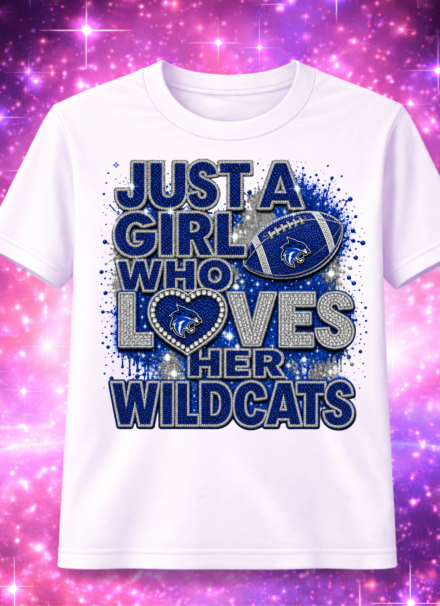 "Just a girl who loves her wildcats" T-Shirt