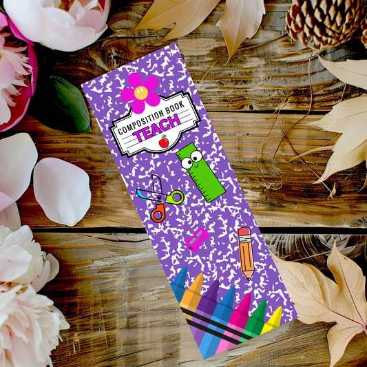 Light Purple Composition Bookmark
