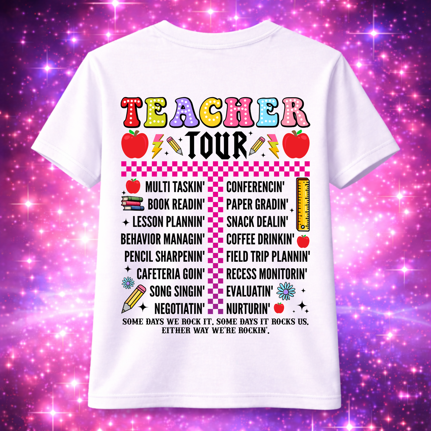 "Teacher Tour" Teacher T-Shirt