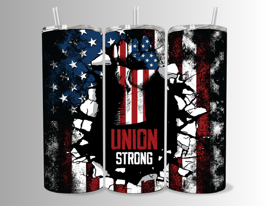 "Union Strong" 20 oz Tumbler