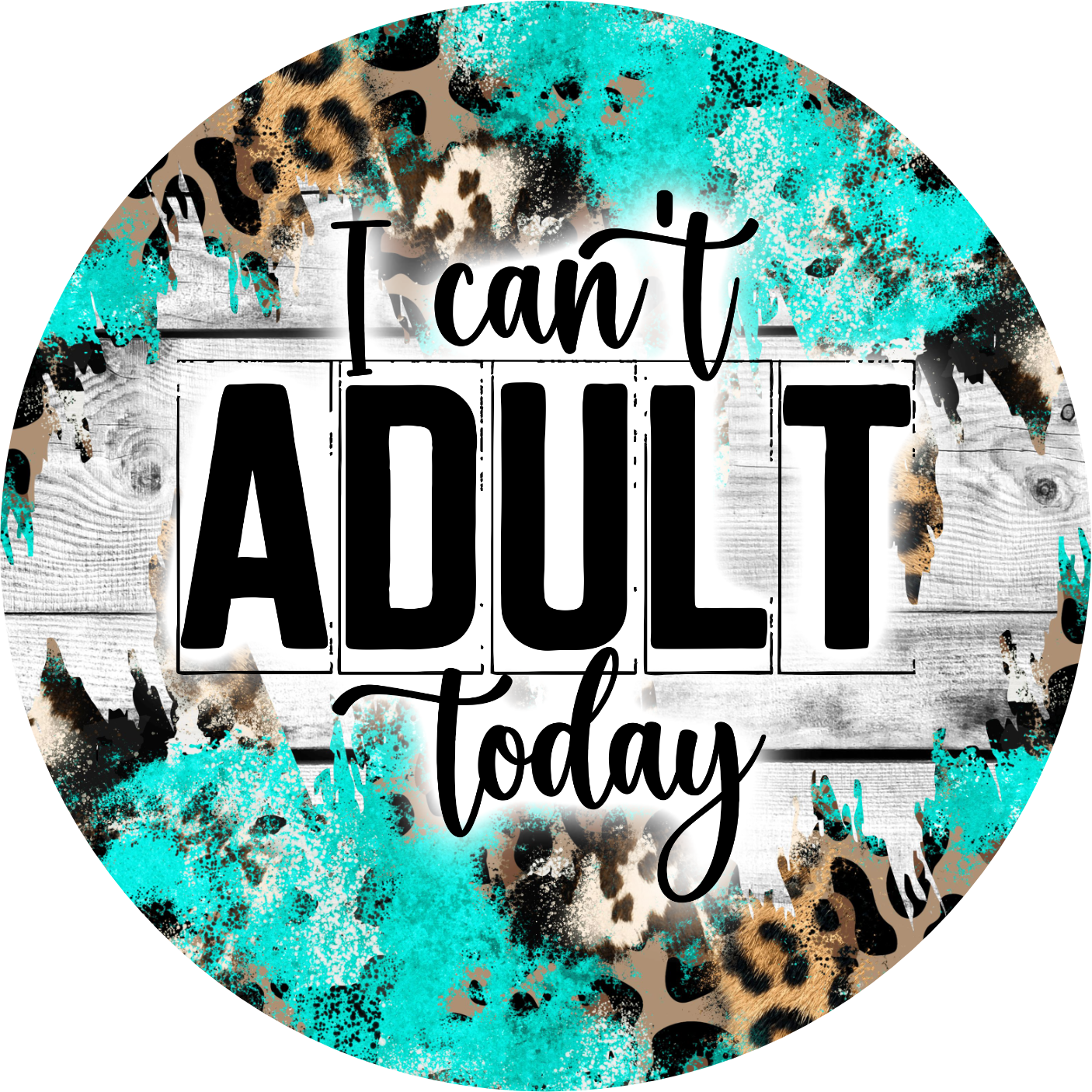 Funny/Sarcastic "sarcasm because assault charges are expensive - I can't adult today" coaster set