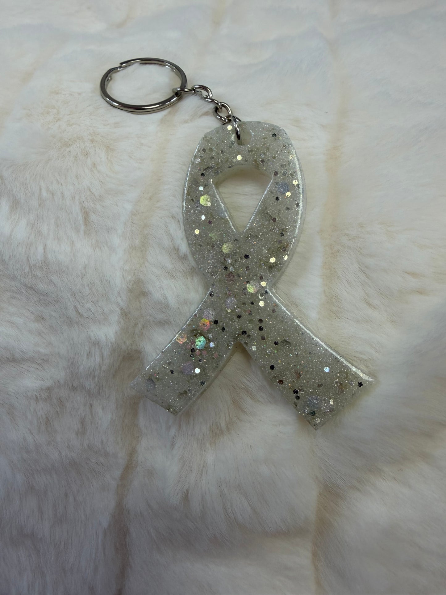 "Lung Cancer Awareness" Keychain