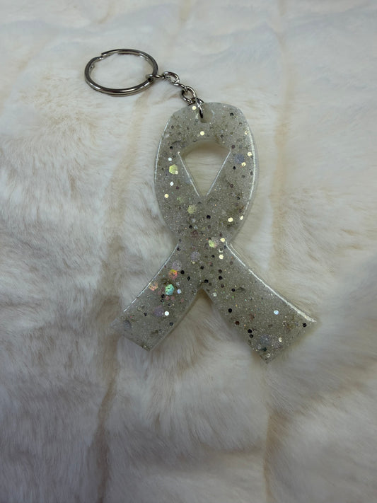 "Lung Cancer Awareness" Keychain