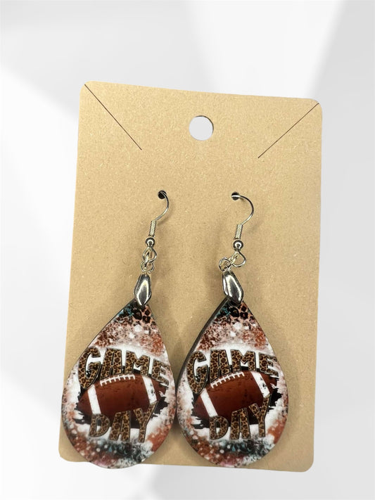 football game day earrings