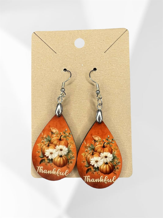 fall theme earrings