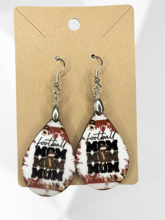 football mom earrings