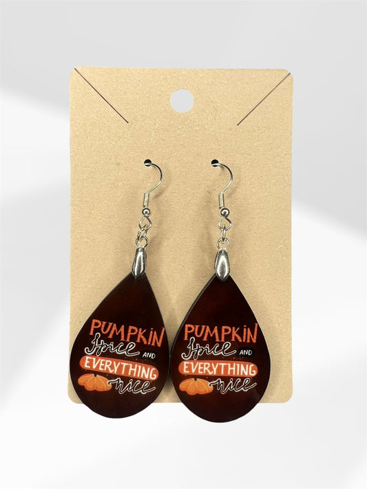 fall themed earrings