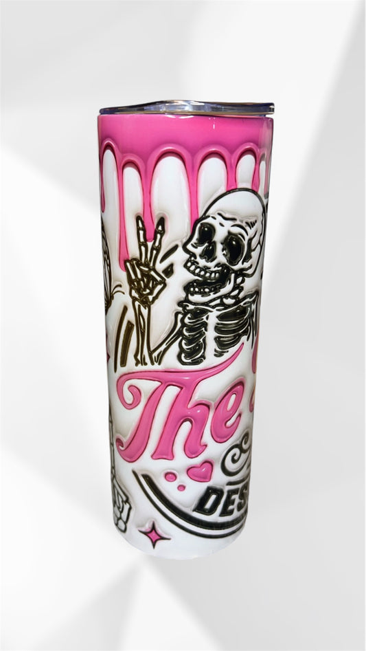 “have the day you deserve” spooky tumbler