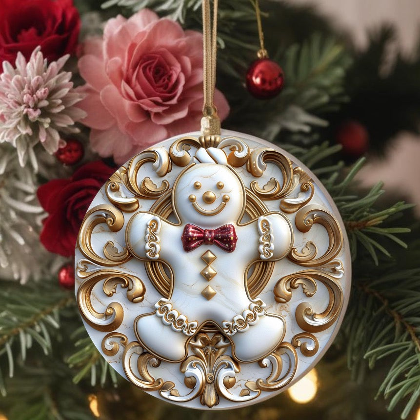 gingerbread Christmas ornament