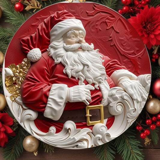 santa christmas ornament