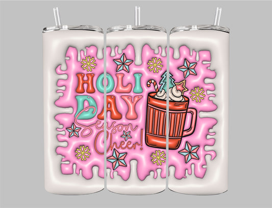 “holiday cheer” tumbler