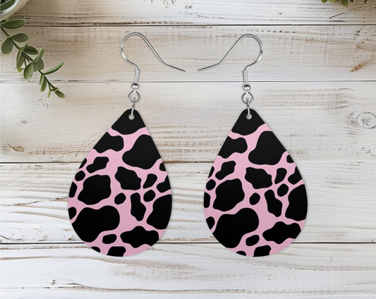 cheetah print earrings