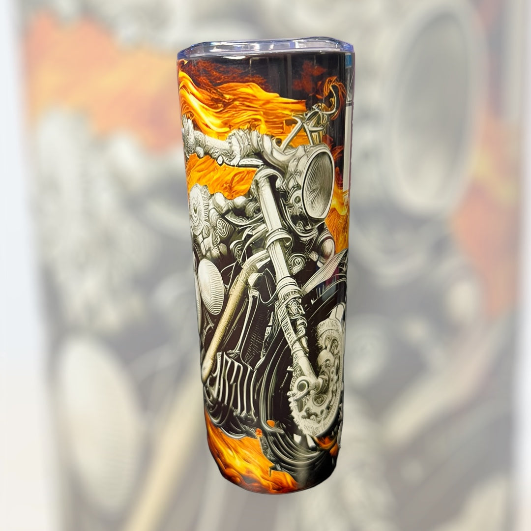 "Born To Ride" Tumbler