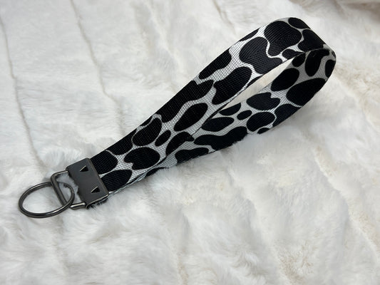 "Cow Print" Wristlet